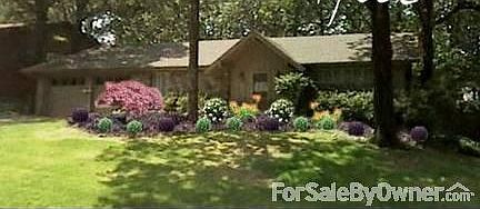 Front of home : Front of the home before the garage doors were replaced.