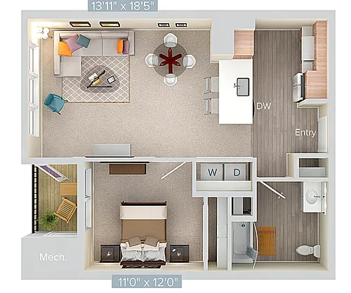 Floor plan A3-HP-sc1-784