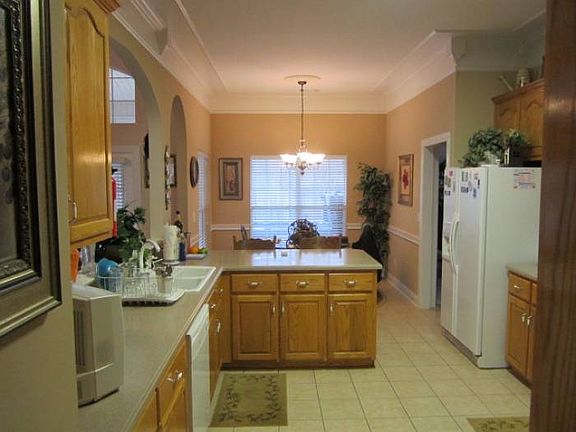 Kitchen looking out throu