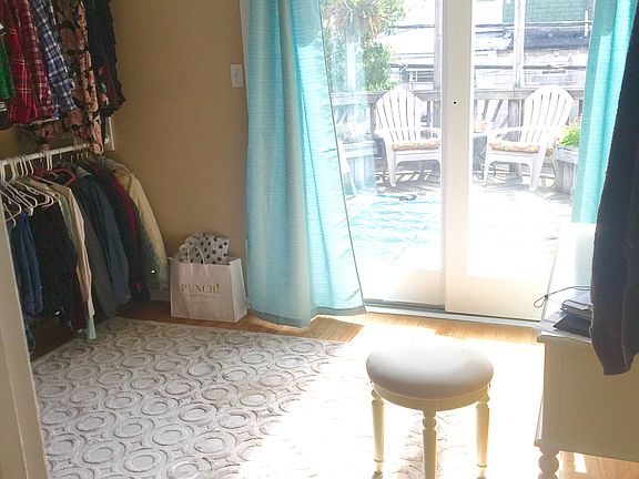 Bedroom leading out to deck