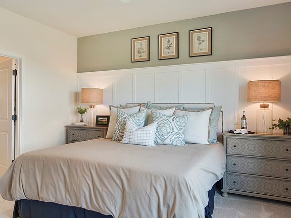 Spacious primary suite