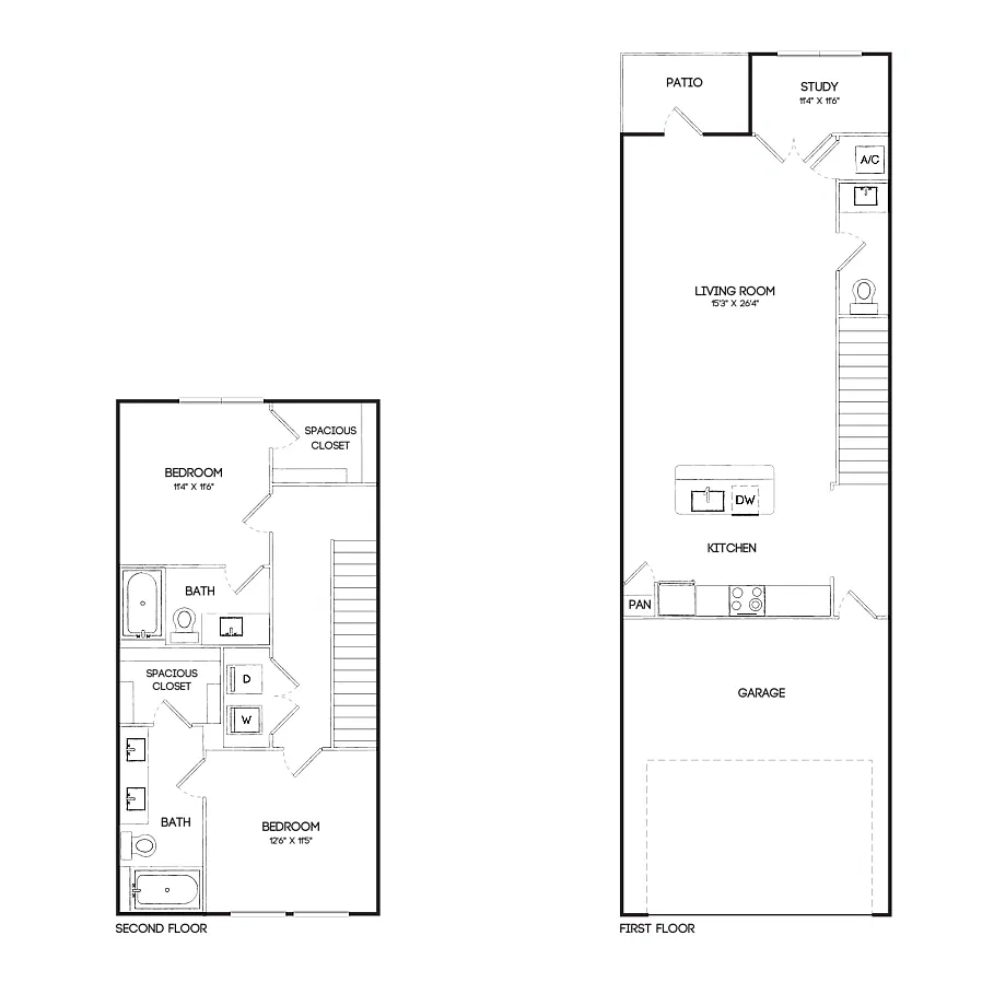 Floor plan TH4B