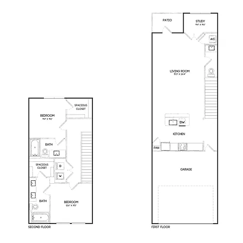 Floor plan TH4B