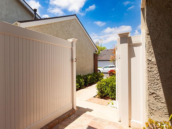 Private gated entrance.