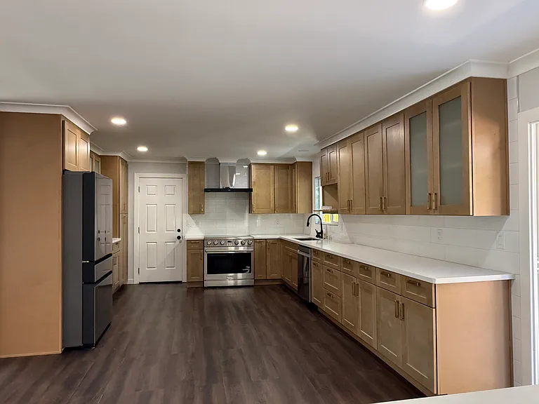 Remodeled kitchen, open concept