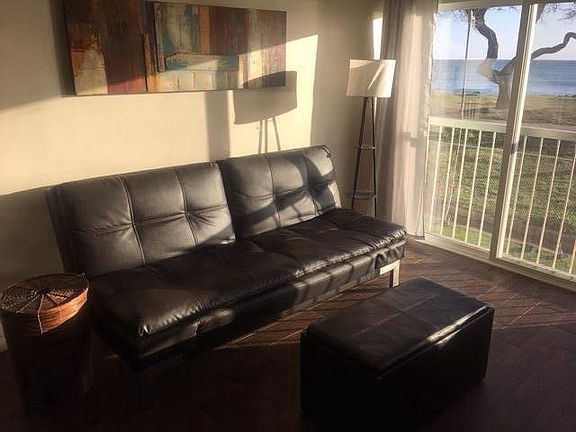 Living Room with sofa that can turn to sofa bed