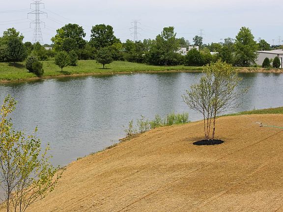The homes at Lakeside Cove are sourrounded by two lakes