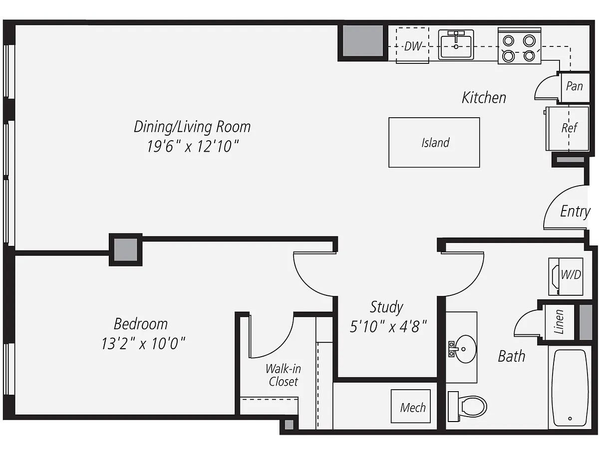 Floor plan A22