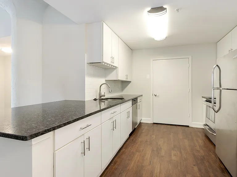 Spacious kitchens with stainless steel appliances