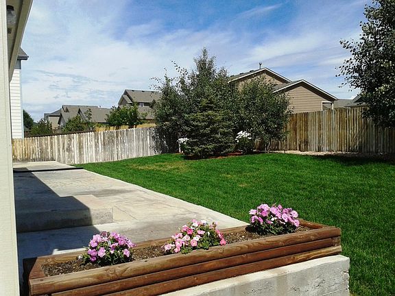 Back area with patio