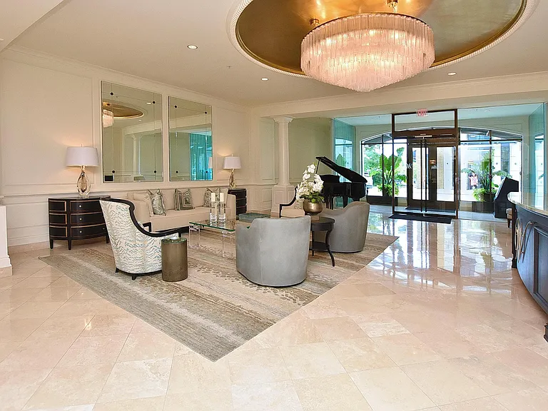 Lobby reception area