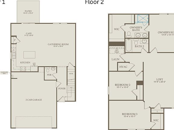 Floor Plan Level 1 Level 2