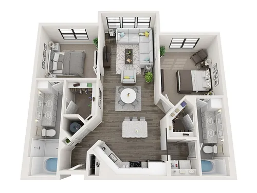 Floor plan B1