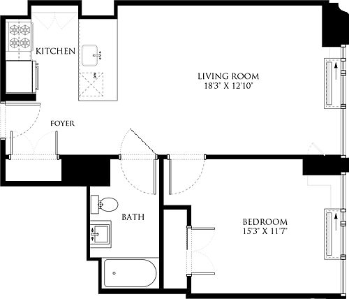 2nd image of 500 W 23rd St APT 2C