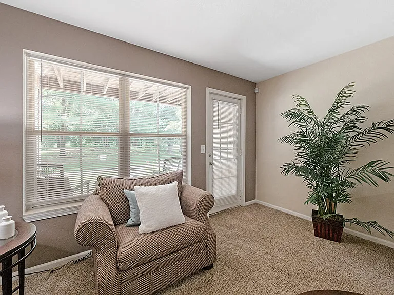 Spacious Living Room with Large Windows