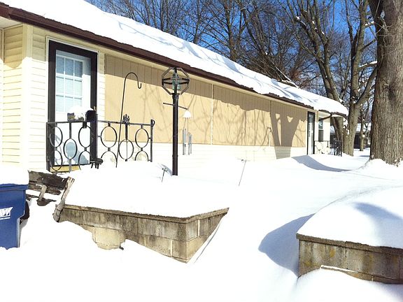 Front--porch windows covered