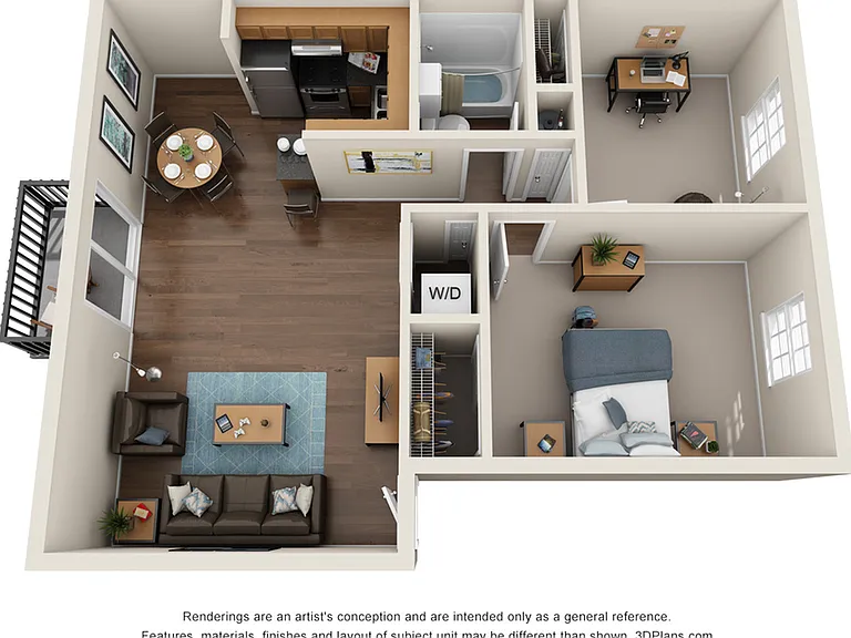 2 Bed 1 Bath 2 Bed 1 Bath