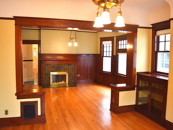 Living Room & Dining Room with Gas fireplace