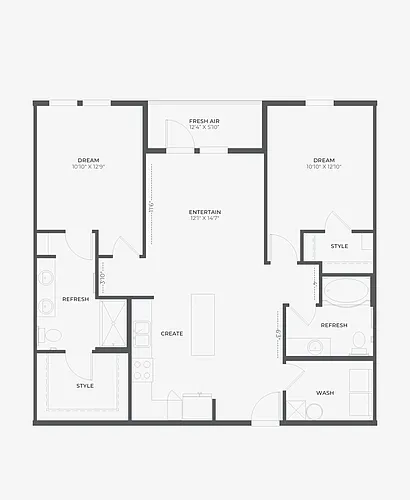 Floor plan B1