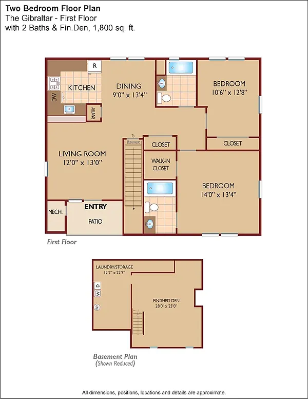 Floor plan $2.66/sq.ft. - The Gibraltar