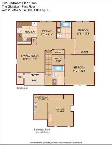 Floor plan $2.77/sq.ft. - The Gibraltar