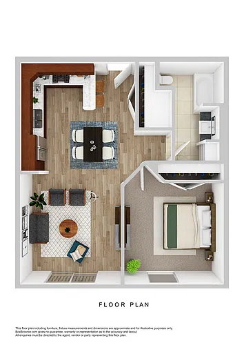 Floor plan 1 Bedroom