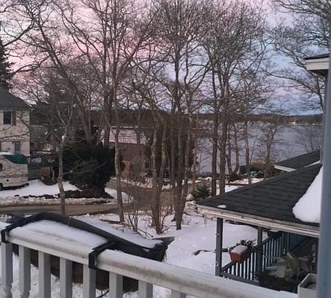 Winter view from the balcony !