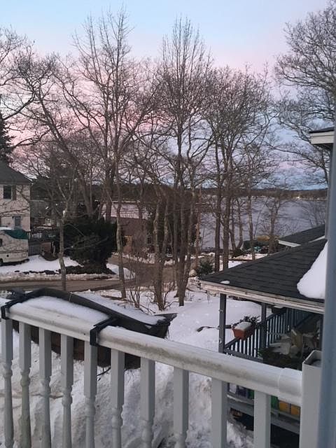Winter view from the balcony !