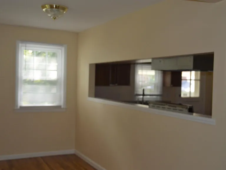 Dining room with pass-through to kitchen