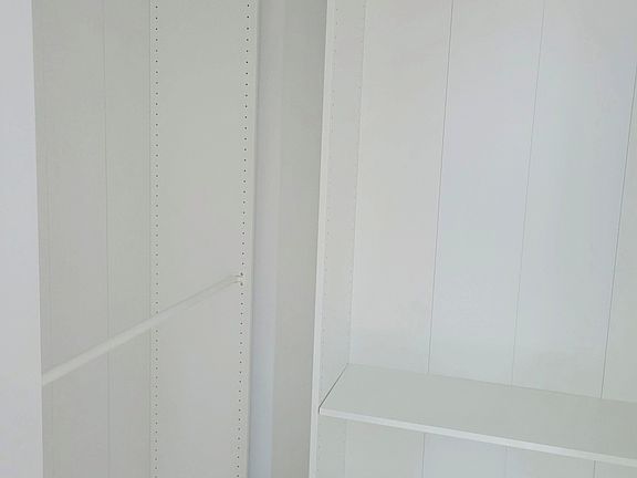 Large walk-in
 closet