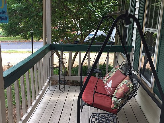 Left front porch view