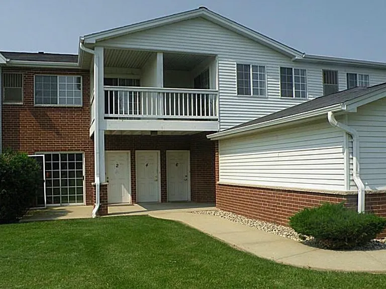 Patio and front door