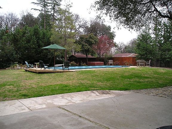 large backyard