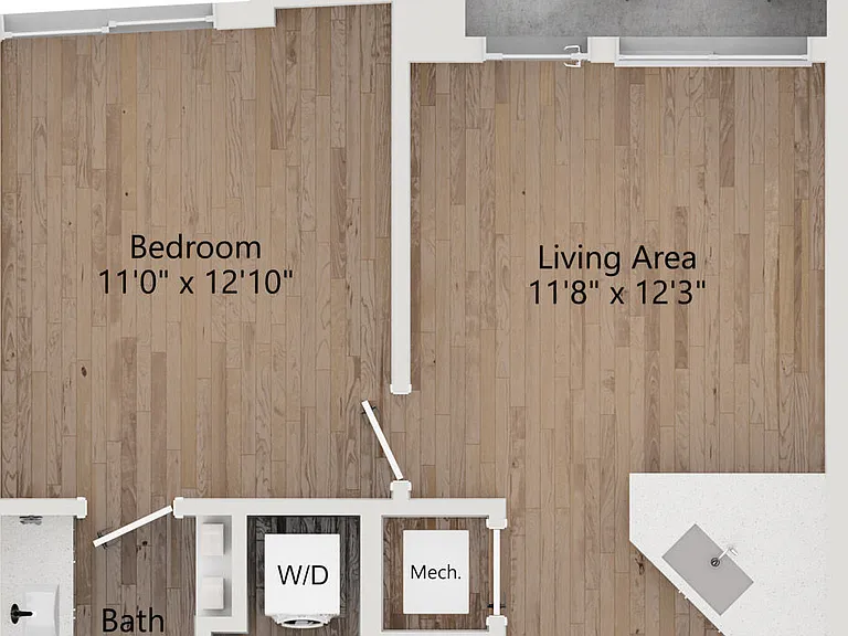 A1 floor plan Chamberlain House
