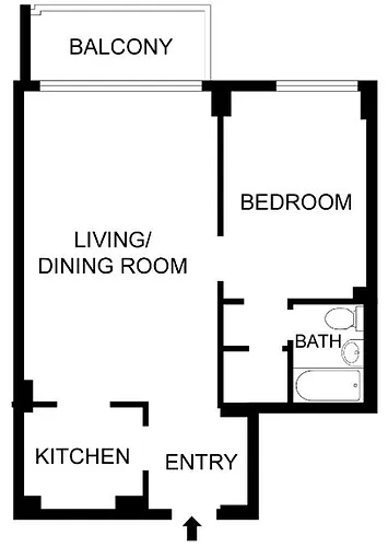 Floor plan Two Bedroom M