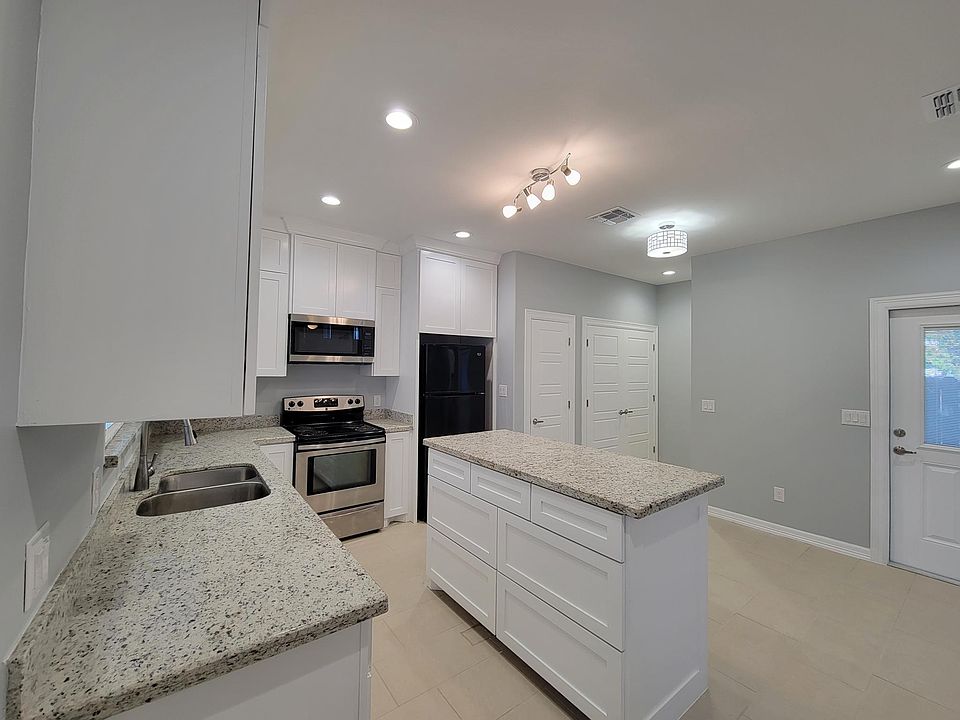 Kitchen with Granite Countertops.