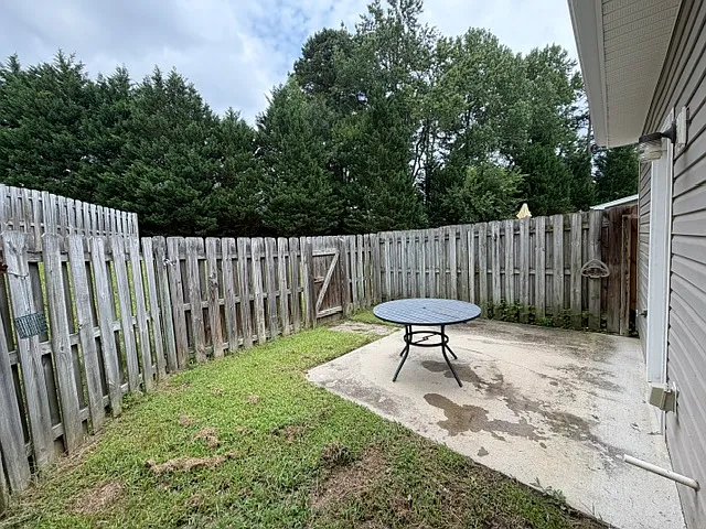 Fenced In Patio