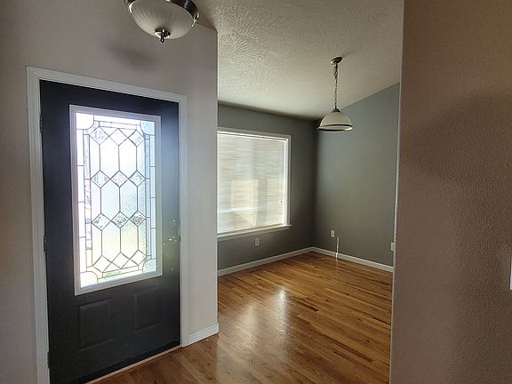 Entry door and bonus room