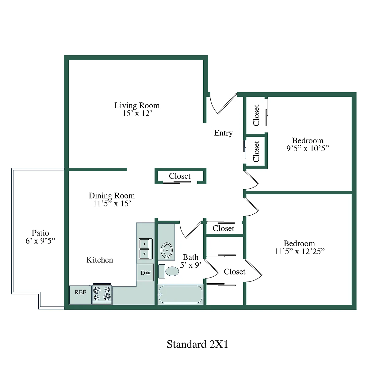 Floor plan 2X1