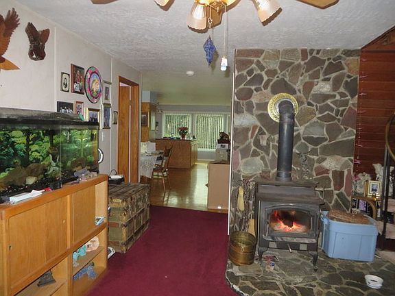 from living room to kitchen