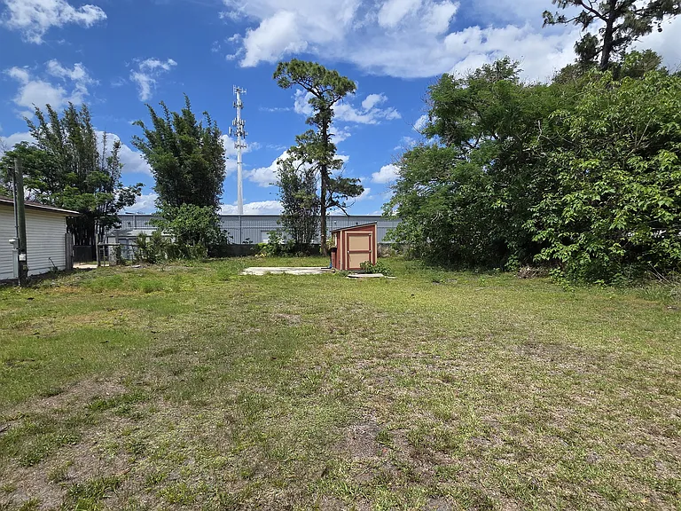 Backyard Half Acre Lot with Shed