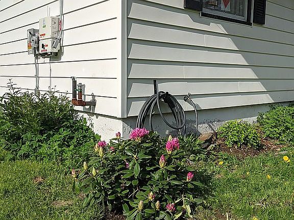 New Landscaping in front.