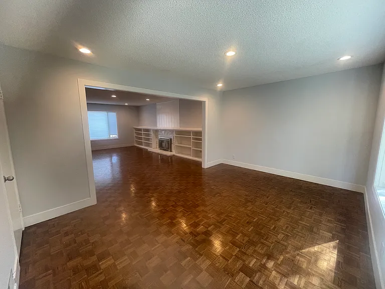 Dining area adjacent to the living room