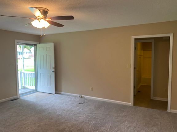 Living room front door from Master