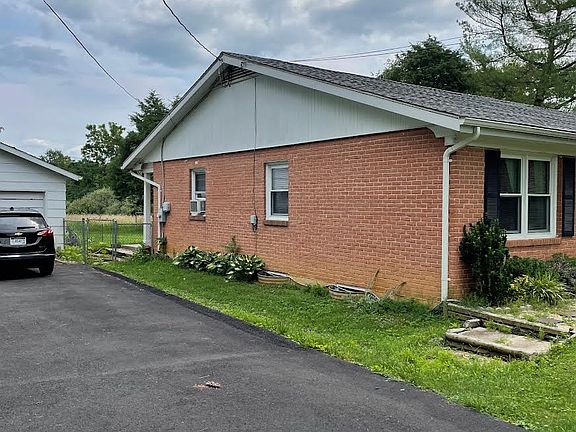 Parking area next to house