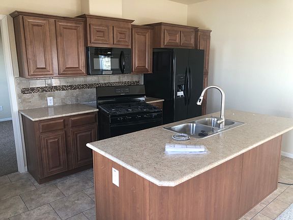 hard wood cabinets