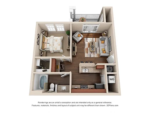 Floor plan The Doral A1
