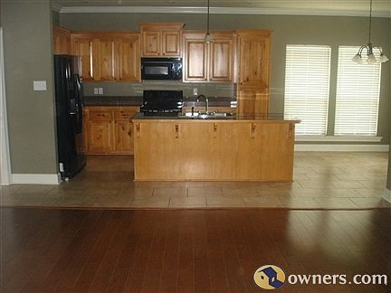 Kitchen from living area