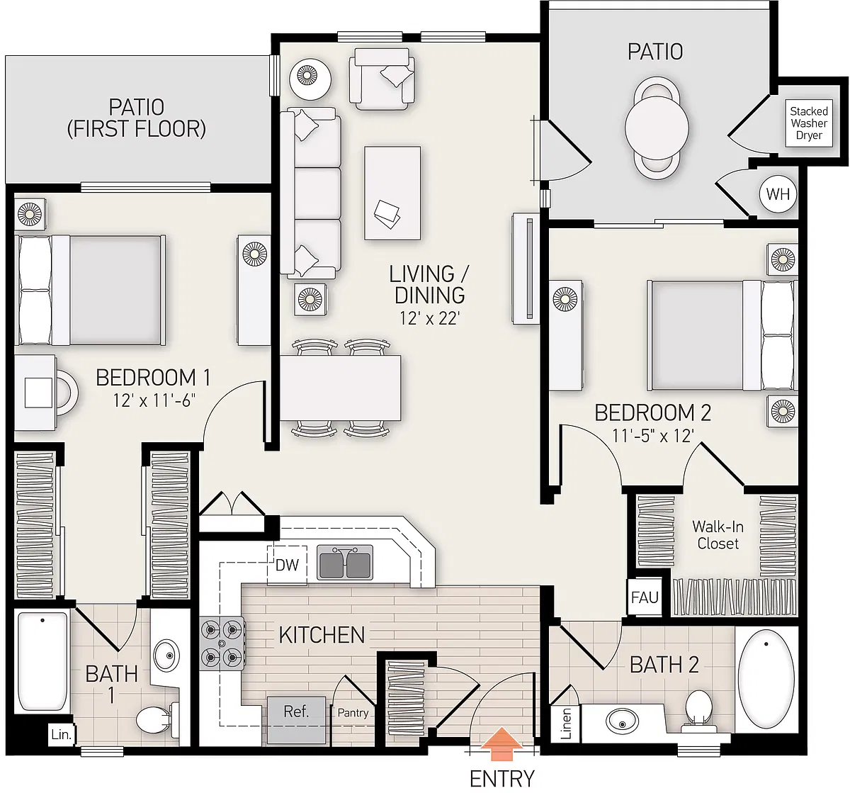 Floor plan Plan F