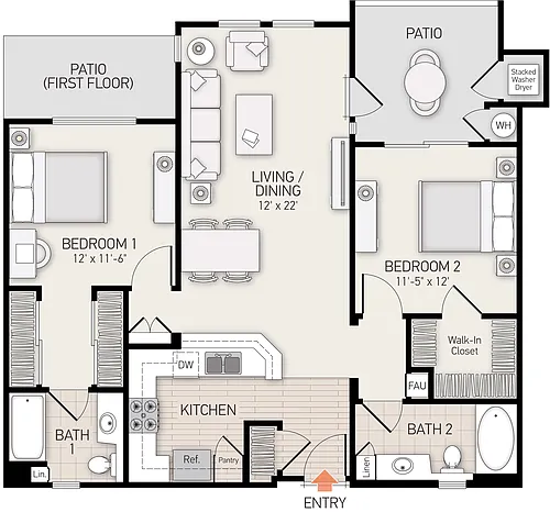 Floor plan Plan F